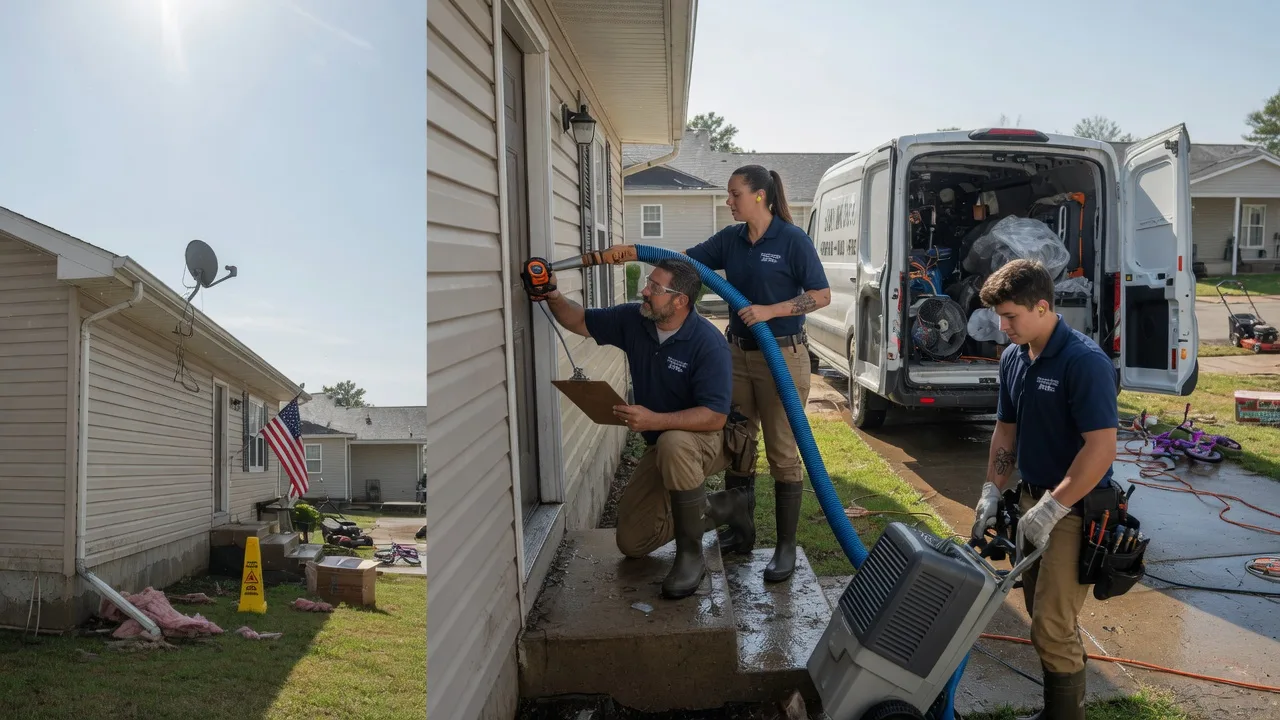 Ceiling Water Damage Restoration in Lincoln, AR near me